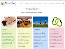 Tablet Screenshot of paravida.at